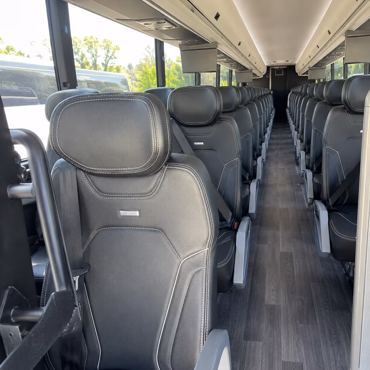 livermore charter bus rental inside