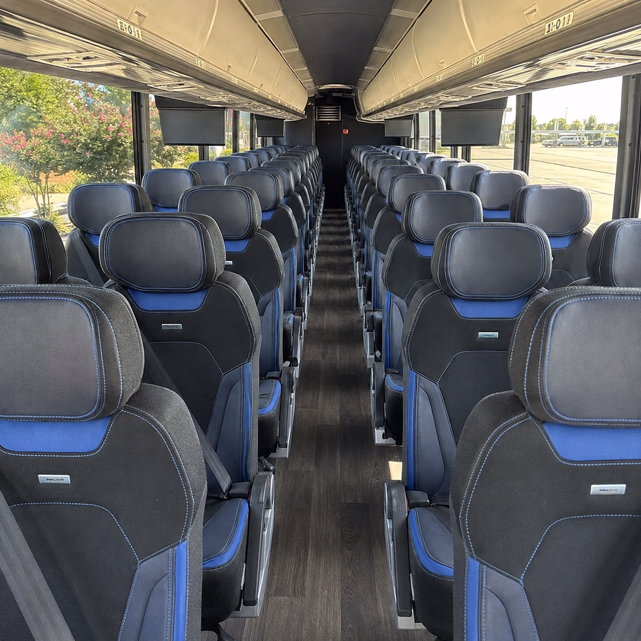 livermore charter bus rental interior